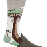 Medias Bamboo Hombre Rfi25H Diff Baobat Verde RKF