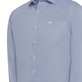 Camisa Manga Larga Algodón Hombre Easyitsoli Azul RKF