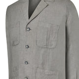 Chaqueta Lino Orgánico Hombre Fornillo Verde RKF