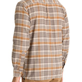 Camisa Manga Larga Algodón Orgánico Hombre Padua Marrón RKF