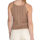 Remera Sin Mangas Algodón Orgánico Mujer Samar Gris oscuro RKF