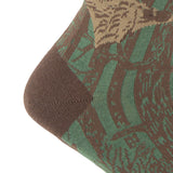 Medias Bamboo Hombre Rfv25H Ducks Verde RKF