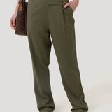 Pantalon Lino Orgánico Mujer Danubio Verde RKF