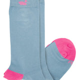 Medias Bamboo Mujer Rfv25W Plain Azul RKF