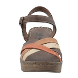 Sandalia Cuero Mujer Dalia Multicolor RKF