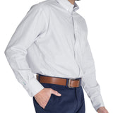 Camisa Manga Larga Algodón Hombre Wf Pb Gris RKF