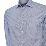 Camisa Manga Larga Algodón Hombre Easylife Azul RKF