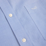 Camisa Manga Larga Algodón Hombre Wor Travel Azul RKF