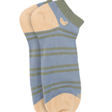Medias Bamboo Hombre Rfv25H Ped Lines Verde RKF