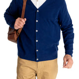 Cardigan Cashmere Hombre Cashmere Azul RKF