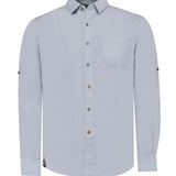 Camisa Manga Larga Algodón Orgánico Hombre Galiton Celeste RKF