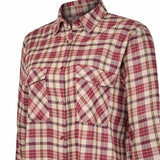 Blusa Manga Larga Rayón Mujer Magno Rojo RKF