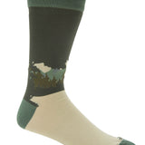 Medias Bamboo Hombre Rfv25H Diff Trees Verde RKF