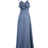 Vestido Mujer Gardenia Azul RKF