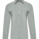 Blusa Manga Larga Algodón Orgánico Mujer Coop Celeste RKF