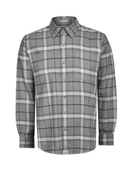 Camisa Manga Larga Algodón Orgánico Hombre Padua Gris RKF
