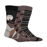 Medias Bamboo Hombre Rfi26H Pack Gift Wlf Multicolor RKF