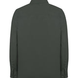 Camisa Manga Larga Algodón Orgánico Hombre Leeds Verde RKF