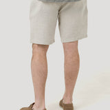 Short Lino Orgánico Hombre Linen Marrón RKF