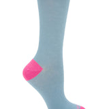 Medias Bamboo Mujer Rfv25W Plain Azul RKF