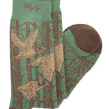 Medias Bamboo Hombre Rfv25H Ducks Verde RKF