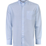 Camisa Manga Larga Algodón Hombre Wf Pb Celeste RKF