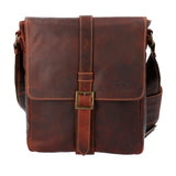 Maletin Cuero Unisex Tc Crossbody Marrón RKF