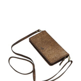 Billetera Mujer Sz Hair Ziparound Marrón RKF