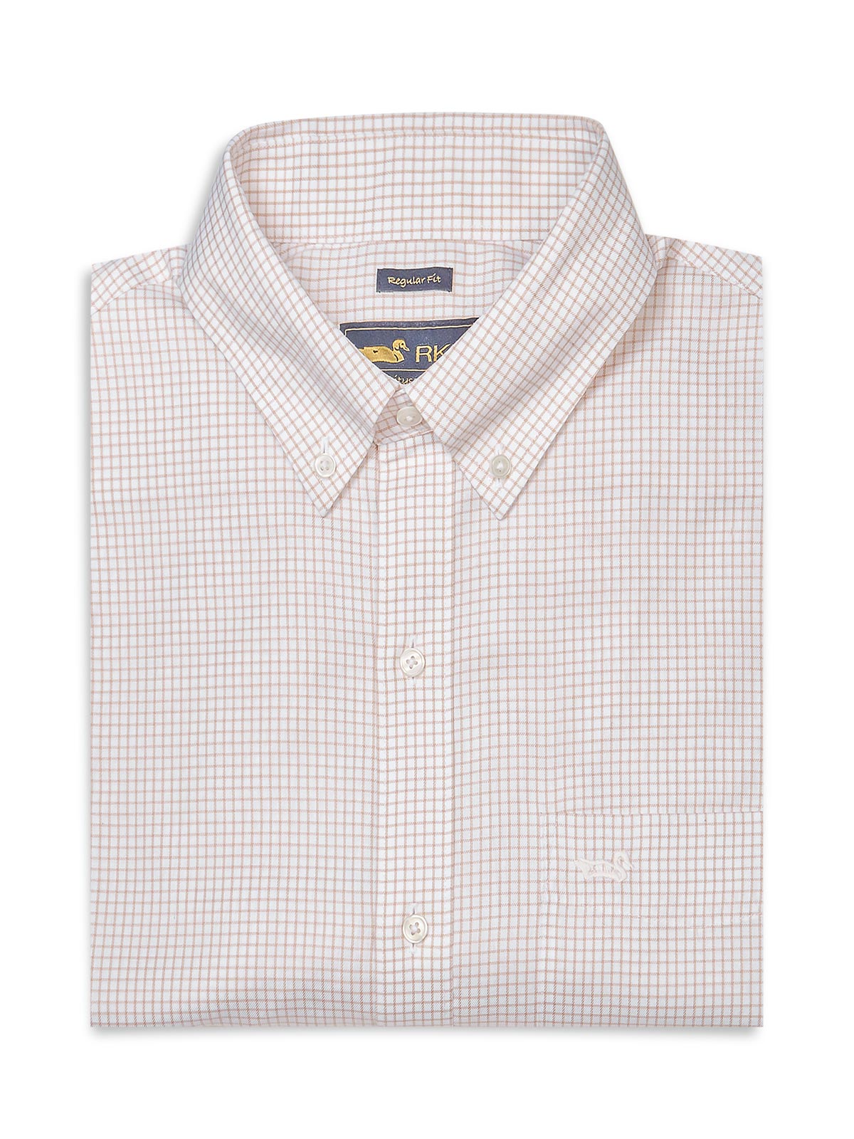 Camisa Manga Larga Algodón Hombre Wf Pb Beige RKF