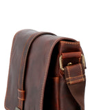 Maletin Cuero Unisex Tc Crossbody Marrón RKF