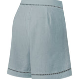 Short Lino Orgánico Mujer Andes Celeste RKF