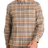 Camisa Manga Larga Algodón Orgánico Hombre Padua Marrón RKF