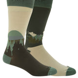 Medias Bamboo Hombre Rfv25H Diff Trees Verde RKF