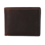Billetera Cuero Hombre Tc Coin Marrón RKF