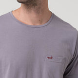 Remera Algodón Reciclado Hombre Essentpoc Lila RKF