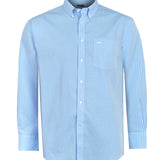 Camisa Manga Larga Algodón Hombre Wf Pb Azul RKF