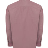 Camisa Manga Larga Algodón Hombre Woolsolid Vino RKF