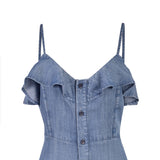 Vestido Mujer Gardenia Azul RKF