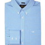 Camisa Manga Larga Algodón Hombre Wf Pb Azul RKF