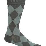 Medias Bamboo Hombre Rfi26H C Rombos Verde RKF