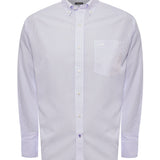 Camisa Manga Larga Algodón Hombre Wf Pb Lila RKF