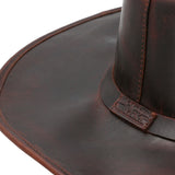 Sombrero Cuero Hombre Rkf Hobart Hat Marrón RKF