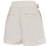 Short Lino Orgánico Mujer Anoum Blanco RKF