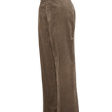 Pantalon Algodón Orgánico Mujer Verdant Marrón RKF