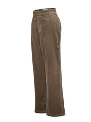 Pantalon Algodón Orgánico Mujer Verdant Marrón RKF