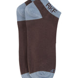 Medias Bamboo Hombre Rfv25H Ped Plain Marrón RKF