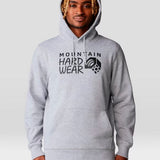 Buzo Hombre Logo Pullover Hoody Gris Mountain Hardwear