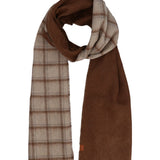 Bufanda Poliéster Reciclado Hombre Rkf Scarf Double Marrón RKF