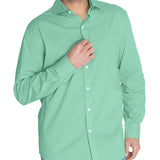 Camisa Manga Larga Algodón Orgánico Hombre Soft Verde RKF