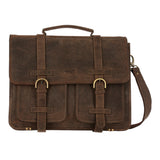 Maletin Cuero Hombre Ks Pocket Marrón RKF